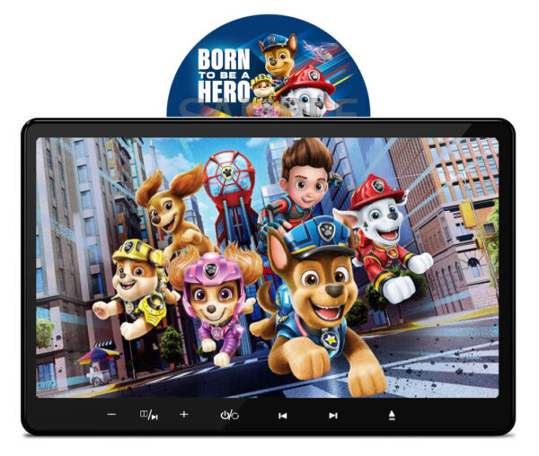 13.3インチ DVDプレーヤー 車載用 後部座席 ヘッドレストモニター リアモニター DVD内蔵 CPRM 対応