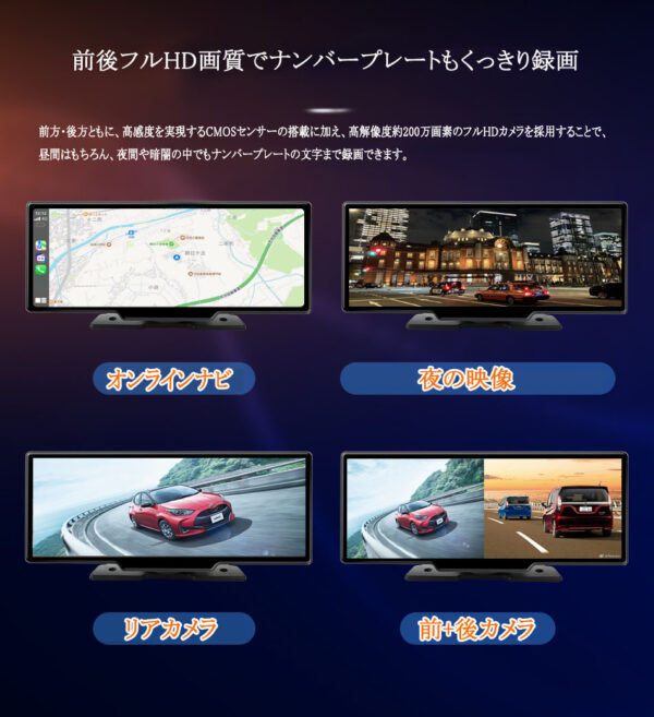 R12 10.26インチ大画面CarPlay/Airplay/Android Auto対応