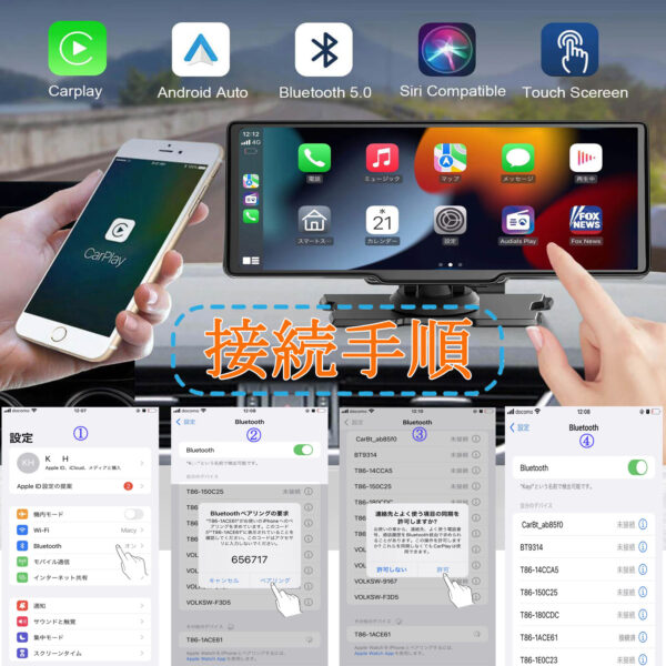 R7-1 10.26インチ大画面CarPlay/Airplay/Android Auto対応