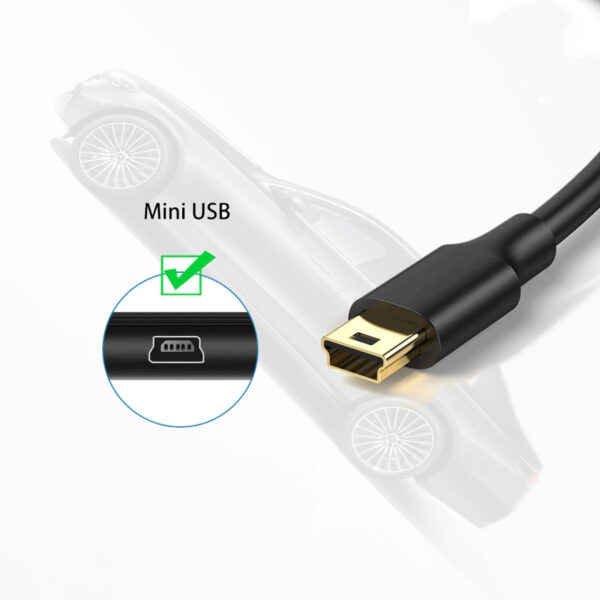 降圧ケーブル 電源ケーブル 24H駐車監視 Mini-USB電源コード 降圧ライン ACC連動低電圧保護 過電流保護 12V/24V対応 2.5A/5V輸出 ドライブレコーダー